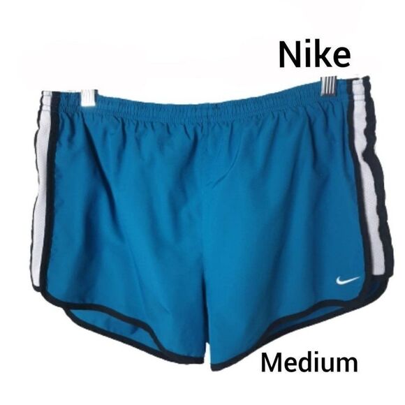 Nike Women's Running Shorts Med Nike Fit Dry Blue 3.5" Athletic Shorts Medium - Picture 1 of 6
